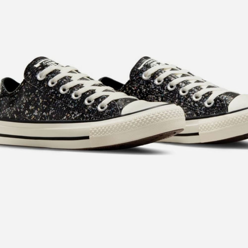 Converse Chuck Taylor All Star Low Top- Black/Multi - Picture 3 of 11